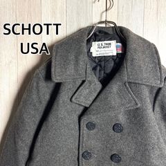 未使用級schott メルトントラッカージャケット 703US ネイビ - メルカリ