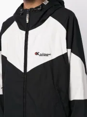 Maison MIHARA YASUHIRO チャンピオン COLORブロック レイヤー パネル フードジャケット 50