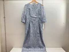 haremode ハレモード エンブロイダリーコクーンドレス 321157 総レース 長袖ワンピース L グレー