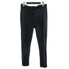 ローレンラルフローレン LAUREN RALPH LAUREN フロントレザー パンツ ロング ウエストゴム 切替 フェイクレザー 黒 ブラック 6