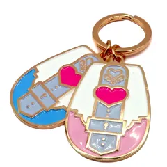 【中古】キーホルダー ふたりはプリキュア メタルチャーム 「一番くじ プリキュア ～Forever Hearts!～」 F賞