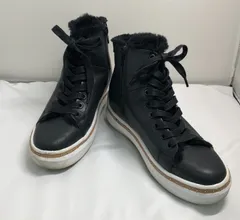 レースアップハイカットスニーカー LANVIN en Bleu 2581 23cm