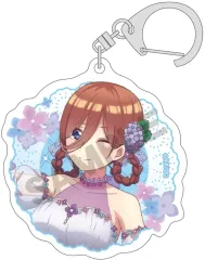 【中古】キーホルダー 中野三玖(アップ) 「五等分の花嫁* トレーディングアクリルキーホルダー 紫陽花ドレス」