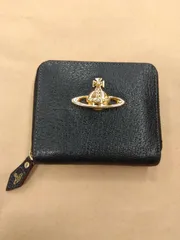 М11  ヴィヴィアンウエストウッド　Vivienne Westwood　二つ折り　レザー　ラウンドファスナー　財布