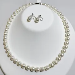 sv/K18WGあこや真珠セット8-8.5mm
