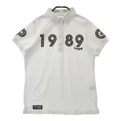 サイズ：1 PEARLY GATES パーリーゲイツ  半袖ポロシャツ 総柄 ホワイト系 [240101560536] ゴルフウェア レディース ストスト