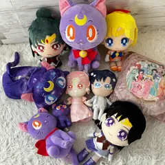 美少女戦士セーラームーン セーラームーン ぬいぐるみ まとめ売り 一番くじ未開封 クッション  ちびうさ ルナ 10点セット 10