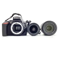 Nikon デジタル一眼 D5600 ダブルズームキット ブラック 美品 動作確認済【全額返金保証】【最速発送】