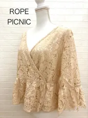 ROPE　PICNIC 花柄レースブラウス