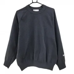 【超美品】PGGパーリーゲイツ セーター グレー 袖ロゴプリント ニット  メンズ 4(M) ゴルフウェア PEARLY GATES