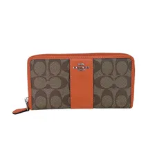 コーチ COACH シグネチャー レザー長財布 レディース 表記無 