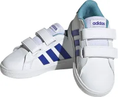 アディダス adidas グランドコート2.0 ベビー GRAND COURT 2.0 CF I スニーカー シューズ 靴 面ファスナー 外遊び お散歩 公園 おでかけ 赤ちゃん キッズ  HP8919 フットウェアホワイト/ルシ