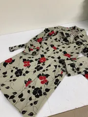 送料無料★ScoLar スカラー★スプリングコート　ステンカラーコート　ロングコート★Mサイズ　#71121sbs