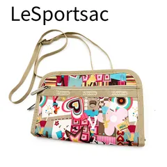 LeSportsac レスポートサック ショルダー 斜めがけ ポーチ ウォレット 多収納 軽量