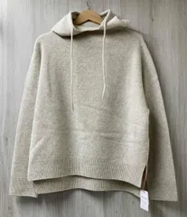 DRESSTERIOR ドレステリア 085-13072 カシミヤ混 フードニット サイズ38 ベージュ系