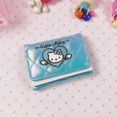 新品 ハローキティ スピンズ spinns 3段 財布 中財布 キルト エンジェル 天使