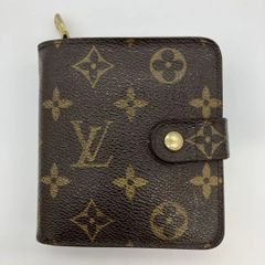 ルイヴィトン モノグラム コンパクトジップ 2つ折財布 ラウンドジップ