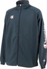 チャンピオン Champion ウィンドブレーカージャケット アウター 上着 フルジップ 防寒 撥水 保温 防風 裏起毛 部活 練習 トレーニング クラブ チームウェア メンズ レディース  C3USC15 370 ネイビー