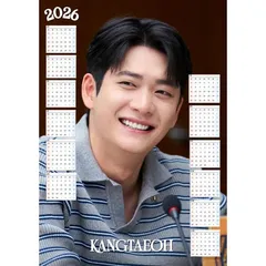 カンテオ 2026 ポスター カレンダー 丸めてお送り A3サイズ 30×42cm 韓流 グッズ fx276-62