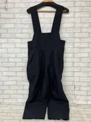 Drawer ドゥロワー ユナイテッドアローズ 6514-236-1253 サロペット コットンウールツイル ダークグレー ブラック レディース サイズ36