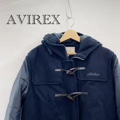 AVIREX ダッフルコート 6142172 Ｌ ネイビー  メンズ ファッションのサムネイル
