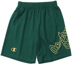 チャンピオン Champion バスケット ショーツ メンズ E-MOTION ショートパンツ ハーフパンツ 短パン 半ズボン 半パン バスケ バスケット 部活 練習 トレーニング プラクティス 男性  C3WB524 570 ダークグリーン