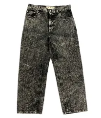 24ss MARNI wide leg denim ワイドレッグデニム サイズ40 グレー ブラック マルニ 