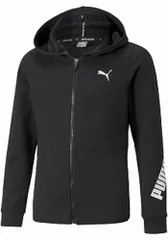 プーマ PUMA MODERN SPORTS フーデッドジャケット キッズ ガールズ パーカー アウター ジャージ スポーツ フィットネス ジュニア 子供 子ども 女の子  846589 01 プーマブラック