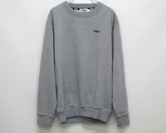 [NI]   FILA　フィラ　トレーナー　スウェット　男性用　メンズ　Lサイズ　長袖　裏起毛　クルーネック　グレー