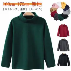 キッズ ハイネック Tシャツ 長袖 カットソー スウェット シャツ インナー ジュニア ロンT 無地 シンプル 子供 通園 通学 100 110 120 130 140 150 160 170 送料無#mjx4372