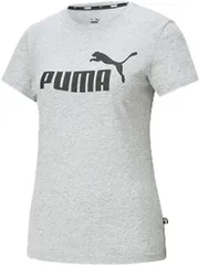 プーマ PUMA ESS ロゴ Tシャツ スポーツ  588719 04 ライトグレーヘザー