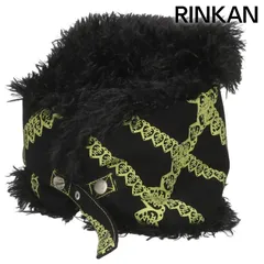 ユェチチ  FELINE LASER LOVE USHANKA フェイクファーフライトキャップ メンズ