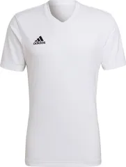 アディダス adidas サッカー Entrada 22 ジャージー 半袖Tシャツ トップス ウェア ロゴ 吸湿性 トレーニング 筋トレ ジム 移動着 練習着 着替え 部活動 クラブ サークル  ZG486 HC5071 ホワイト J/XO