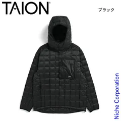 【新品】 タイオン マウンテン ライトダウンフーディー (TAION-106BXMT-800) (BLK ブラック XL)