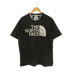 ザノースフェイス THE NORTH FACE × アイ ジュンヤワタナベマン コムデギャルソン Wネームエステル綿天竺 Tシャツ カットソー L ブラック /DF ■OS