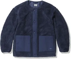 ヘリーハンセン Helly Hansen アウトドア フレームプルーフウールファイバーパイルサーモワークジャケット フリース 防寒 保温 アウター ボア 難燃 焚火 たき火 キャンプ メンズ レディース  HOE52270 N ネイビー