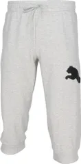 プーマ PUMA ESS+ ビッグロゴ 3/4 スウェットパンツ  674929 04 ライト グレー ヘザー