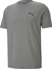 プーマ PUMA ACTIVE スモールロゴ Tシャツ メンズ 半袖 トップス アクティブ 吸汗速乾 シンプル ベーシック トレーニング フィットネス ジム 部活 チーム 練習  588866 09 グレーバイオレット