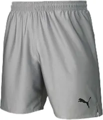 プーマ PUMA サッカー リーガ LIGA ゲームパンツ コア ジュニア キッズ 子供 半ズボン ハーフパンツ 短パン ショートパンツ 練習 トレーニング クラブ ワンポイント 吸水速乾  729970 14 シルバー×ブラック