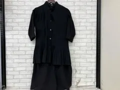 JUNYA WATANABE COMME des GARCONS ジュンヤ ワタナベ コム デ ギャルソン 半袖ワンピース ドッキング プリーツ レディース sizeS モード
