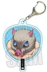 【新品】キーホルダー 嘴平伊之助(無限城編ver.) うちわ風キーホルダー 「鬼滅の刃」