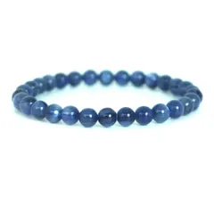 カイヤナイト ハイクオリティー １点もの ブレスレット 数珠 パワーストーン 天然石 アクセサリー ハンドメイド