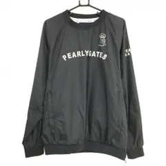 パーリーゲイツ スニード 黒 フロッキーロゴ 蓄熱裏地 ブルゾン メンズ 6(LL) ゴルフウェア PEARLY GATES
