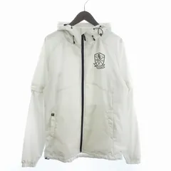 フィラ FILA GOLF ジャージ ブルゾン フルジップ プリント 白 ホワイト LL