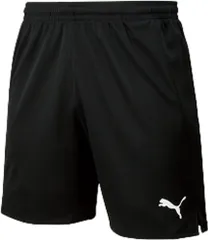 プーマ PUMA サッカー LIGA ゲームパンツ コア ボトムズ 半ズボン ハーフパンツ ロゴ 練習 試合 クラブ 部活 トレーニング 吸水速乾 ランニング ジム スポーツウェア  729971 03 プーマ ブラック×プーマ