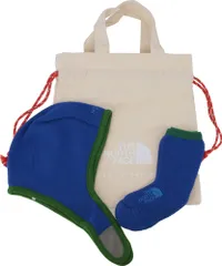 ザ・ノース・フェイス THE NORTH FACE アウトドア ベビークレイドルコットンACCセット Baby Cradle Cotton ACC Set キャップ レッグウォーマー 防寒 保温 赤ちゃん 育児 プレゼント  NNB72203 TB TNFブル