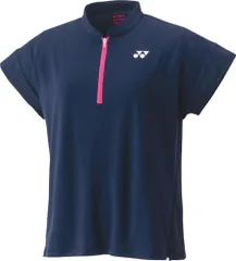 ヨネックス YONEX テニス ウィメンズゲームシャツ 半袖 トップス ユニフォーム UVカット 吸汗速乾 ストレッチ 制電 試合 ゲーム 大会 部活 チーム トレーニング ウェア レディース  20696 019 ネイビーブルー