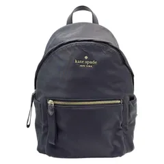 Kate spade(ケイトスペード) リュックサック - 黒 レザー