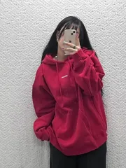 SLOW ACID(スローアシッド) レトロ オーバーサイズ VIVID レッド WHO Tシャツ L C06898