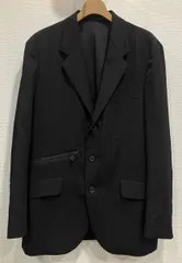 ジャケット ブラック YOHJI YAMAMOTO ヨウジヤマモト HX-J13-100 21AW ファスナ- テ-ラ-ド